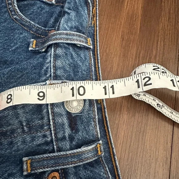 Levi’s 501 selvedge White Oak Cone denim raw hem button fly shorts 26 - Picture 9 of 10